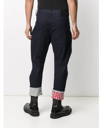 DSQUARED2 Rolled Cuff Cropped Jeans