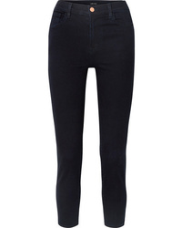 J Brand Ruby Cropped High Rise Slim Leg Jeans