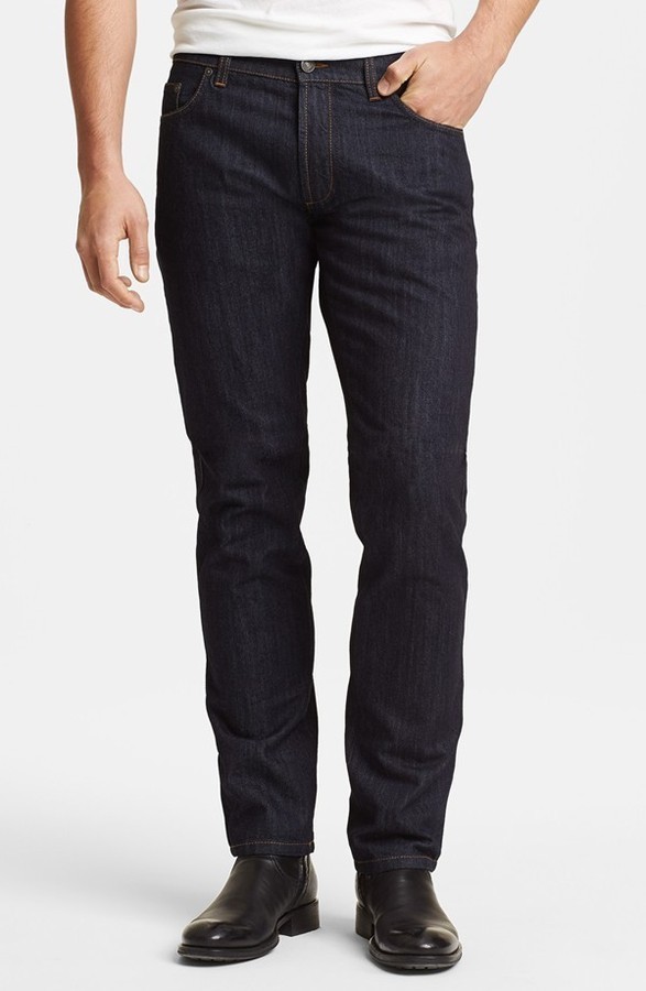 Salvatore Ferragamo Blue Straight Leg Jeans | Where to buy & how to wear