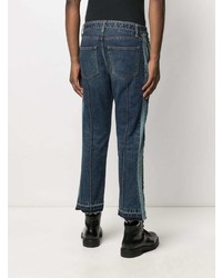 Sacai Side Stripe Cropped Jeans