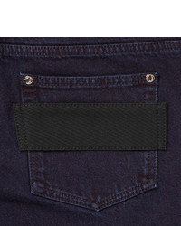 Givenchy Slim Fit Contrast Panelled Denim Jeans