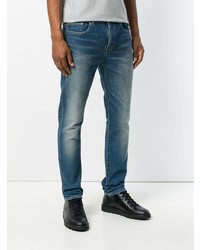Saint Laurent Slim Fit Faded Jeans