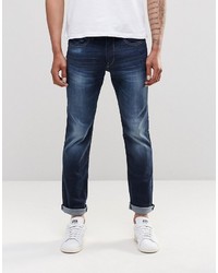 Esprit Slim Fit Jeans In Dark Blue Wash