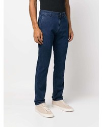 Canali Slim Fit Mid Rise Jeans