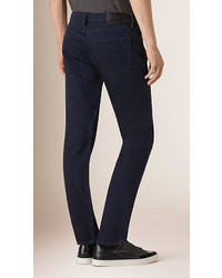 Burberry Slim Fit Over Dyed Stretch Jeans