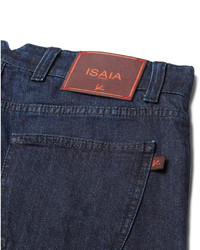 Isaia Slim Fit Selvedge Stretch Denim Jeans