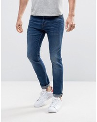 ONLY & SONS Slim Fit Stretch Jeans In Medium Blue Wash