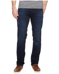 Calvin Klein Jeans Slim Straight Jeans In Muted Neon Blue Wash Jeans