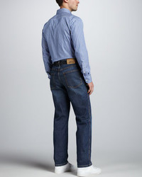 Brioni Stelvio Five Pocket Jeans Vintage Denim