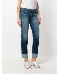 J Brand Stonewashed Cropped Jeans