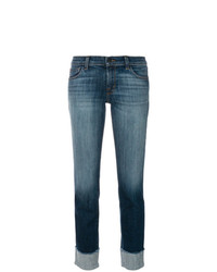 J Brand Stonewashed Cropped Jeans