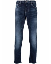 Emporio Armani Stonewashed Slim Cut Jeans