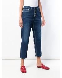 Dondup Straight Cut Cropped Jeans
