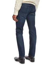 Tom Ford Straight Fit Selvedge Harrison Wash Denim Jeans Blue