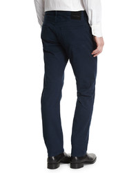 Tom Ford Straight Fit Solid Wash Denim Jeans Navy