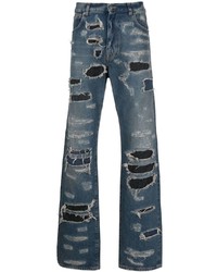 424 Straight Leg Distressed Jeans