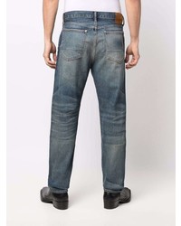 Tom Ford Straight Leg Faded Jeans