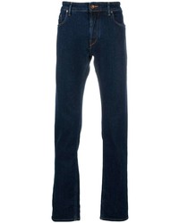 Hand Picked Straight Leg Five Pocket Jeans