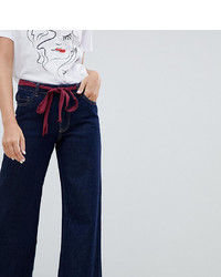 Only Petite Straight Leg Jean With Tie Belt