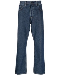 Carhartt WIP Straight Leg Logo Patch Jeans