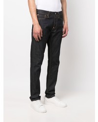 Evisu Straight Leg Mid Rise Jeans