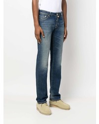 Jacob Cohen Straight Leg Mid Rise Jeans