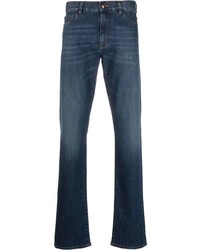 Canali Straight Leg Washed Jeans