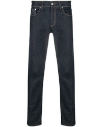 Alexander McQueen Studded Logo Slim Fit Jeans