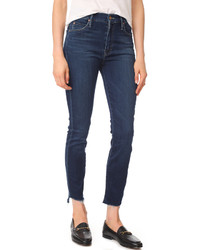 Mother Stunner Ankle Step Fray Jeans