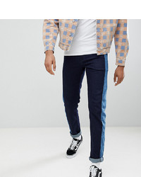 ASOS DESIGN Tall Slim Jeans In Indigo With Insert