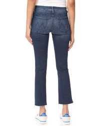 Mother The Rascal Ankle Snippet Fray Jeans