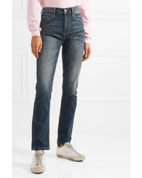 Current/Elliott The Stovepipe High Rise Straight Leg Jeans