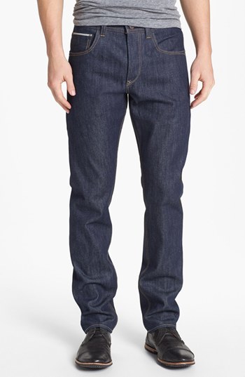 Almacén cola Conectado Timberland Stoneham Slim Fit Selvedge Jeans Raw Denim 30 X 32, $128 |  Nordstrom | Lookastic