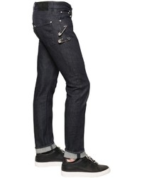 Versus 17cm Safety Pins Stretch Denim Jeans