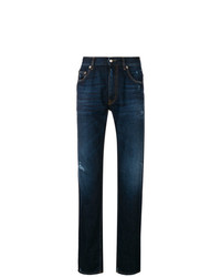 Love Moschino Washed High Cuff Jeans