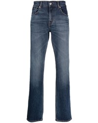 7 For All Mankind Washed Straight Jeans