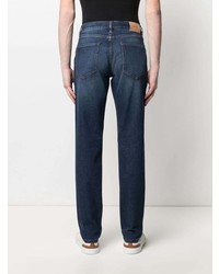 Z Zegna Washed Straight Leg Jeans