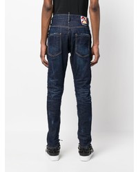 DSQUARED2 Washed Straight Leg Jeans