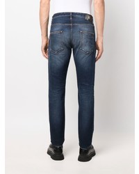 Roberto Cavalli Whiskered Patch Detail Slim Jeans