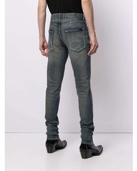 Saint Laurent Whiskered Skinny Jeans