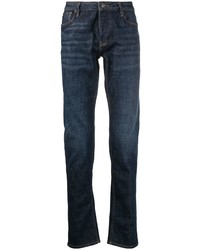 Emporio Armani Whiskered Straight Jeans