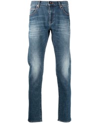 Emporio Armani Whiskered Thigh Stonewash Jeans