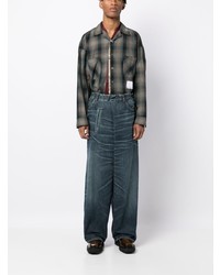 Maison Mihara Yasuhiro Whiskering Effect Denim Jeans