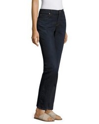 Eileen Fisher Whiskering Straight Jeans