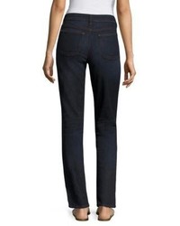 Eileen Fisher Whiskering Straight Jeans