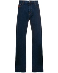 Gcds Wide Fit Logo Patch Trousers