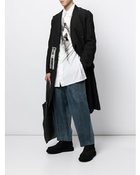 Yohji Yamamoto Wide Leg Denim Trousers