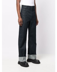 Lemaire Wide Leg Patch Pocket Jeans