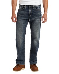 Silver Jeans Co. Zac Relaxed Fit Straight Leg Jeans In Indigo At Nordstrom