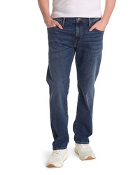 Mavi Jeans Zach Straight Leg Jeans In Dark Brushed New York At Nordstrom